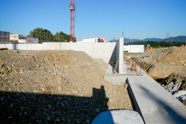 Stützmauer Entsorgbar, Däniken