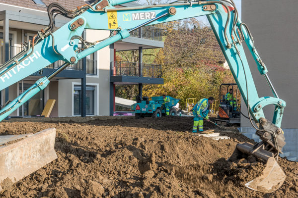 Umgebungsarbeiten Wohnüberbauung «Chaibenstadt», Küttigen