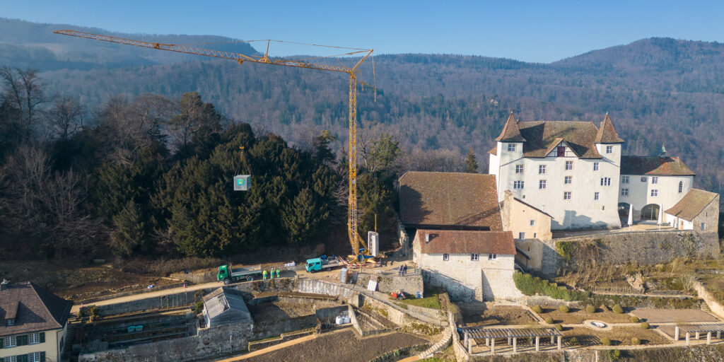 Baulpatzinstallation Schloss Wartenfels, Lostorf